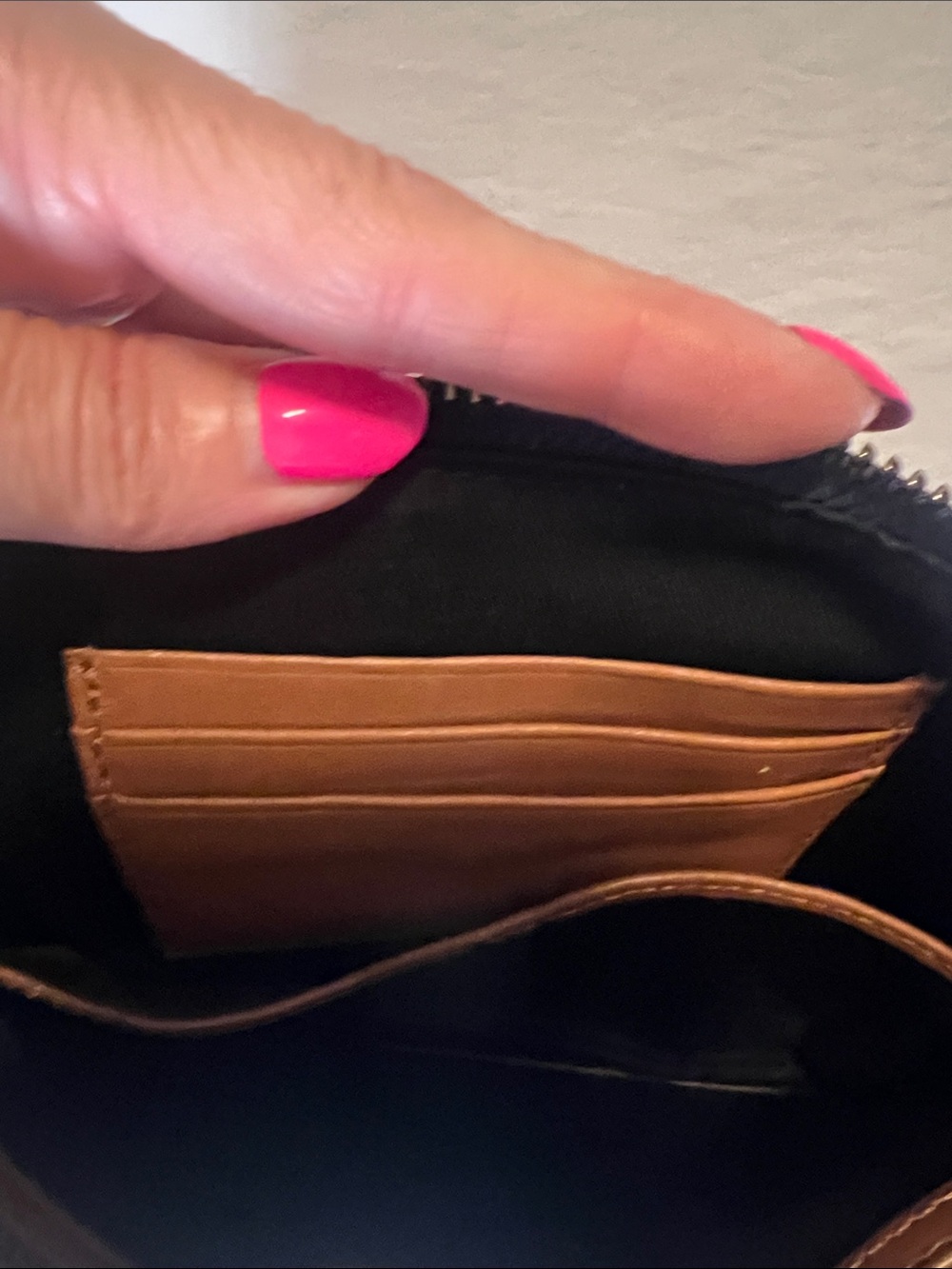 WILL Small Black Leather Crossbody - Picture 7 of 11